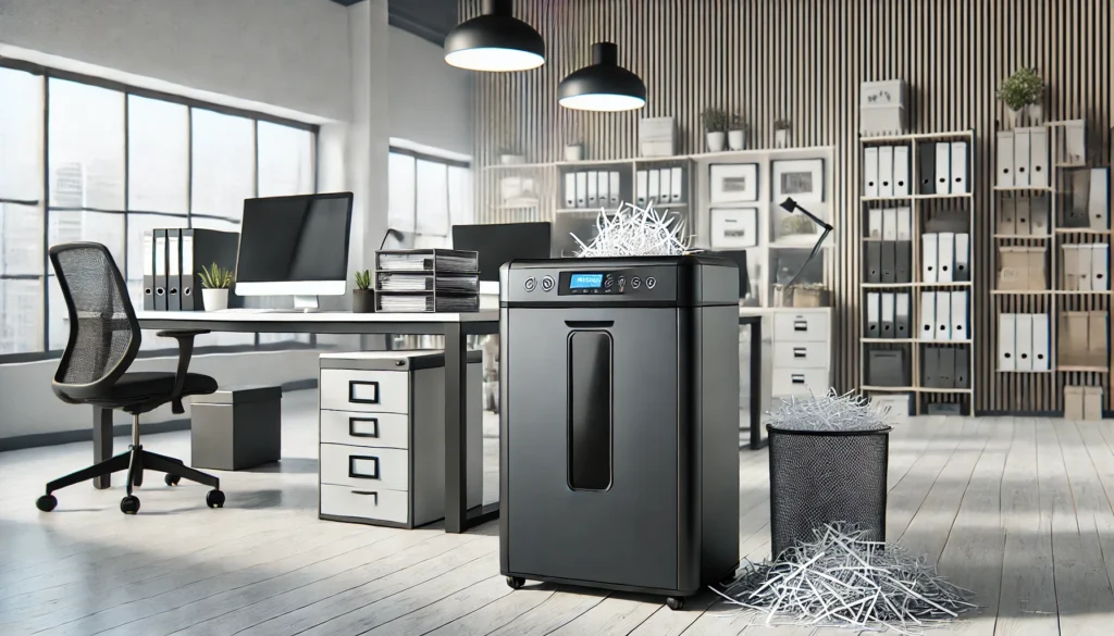 Shredder in office